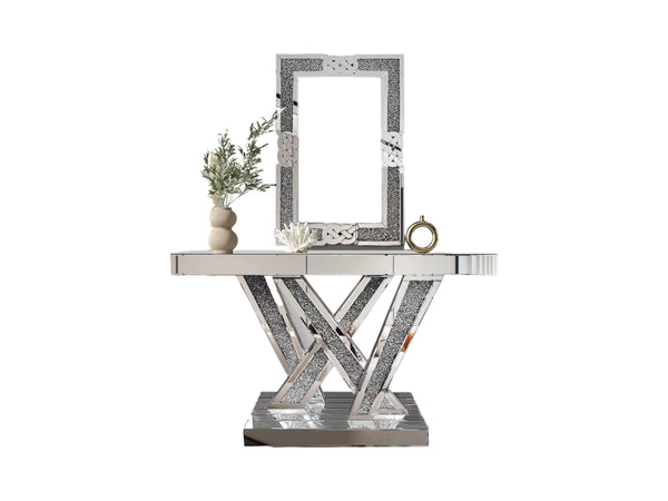 MIRROR CONSOLE TABLE SET (PICK UP AT STORE ONLY) - BEL Furniture