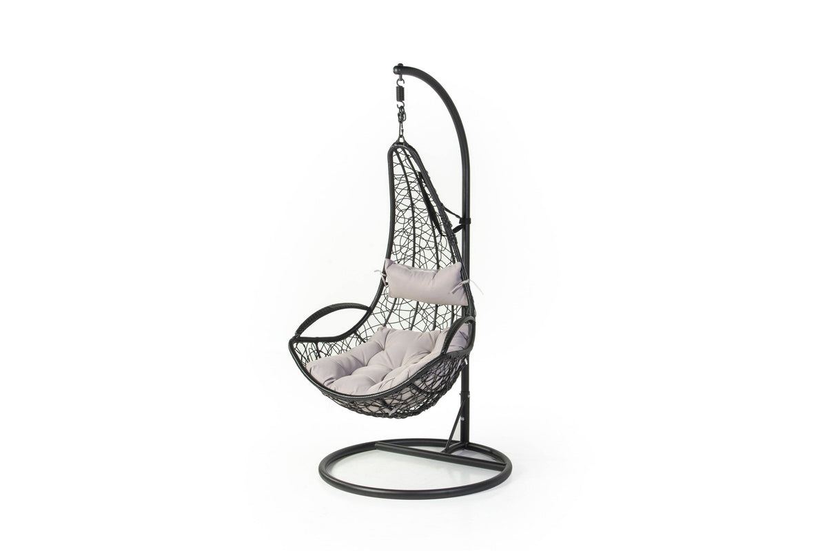 3 Piece Basket Swing Chair by Mollai Collections | Bel Furniture
