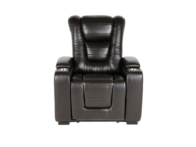 Power Theater Recliner with Adjustable Headrest by Sara Collections | Bel Furniture