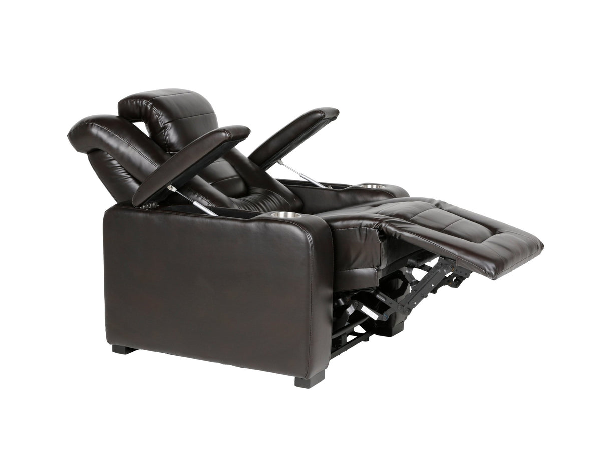 Power Theater Recliner with Adjustable Headrest by Sara Collections | Bel Furniture