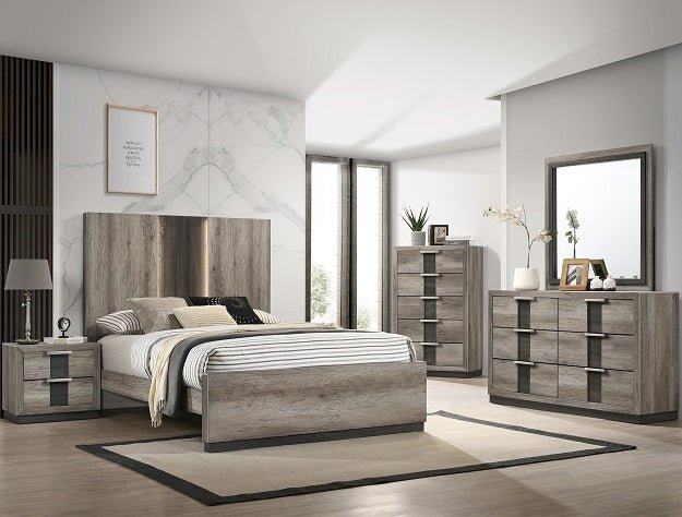 RANGLEY 6 PIECE BEDROOM SET - KING by Crown Mark | Bel Furniture