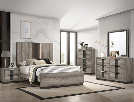 RANGLEY 6 PIECE BEDROOM SET - KING by Crown Mark | Bel Furniture