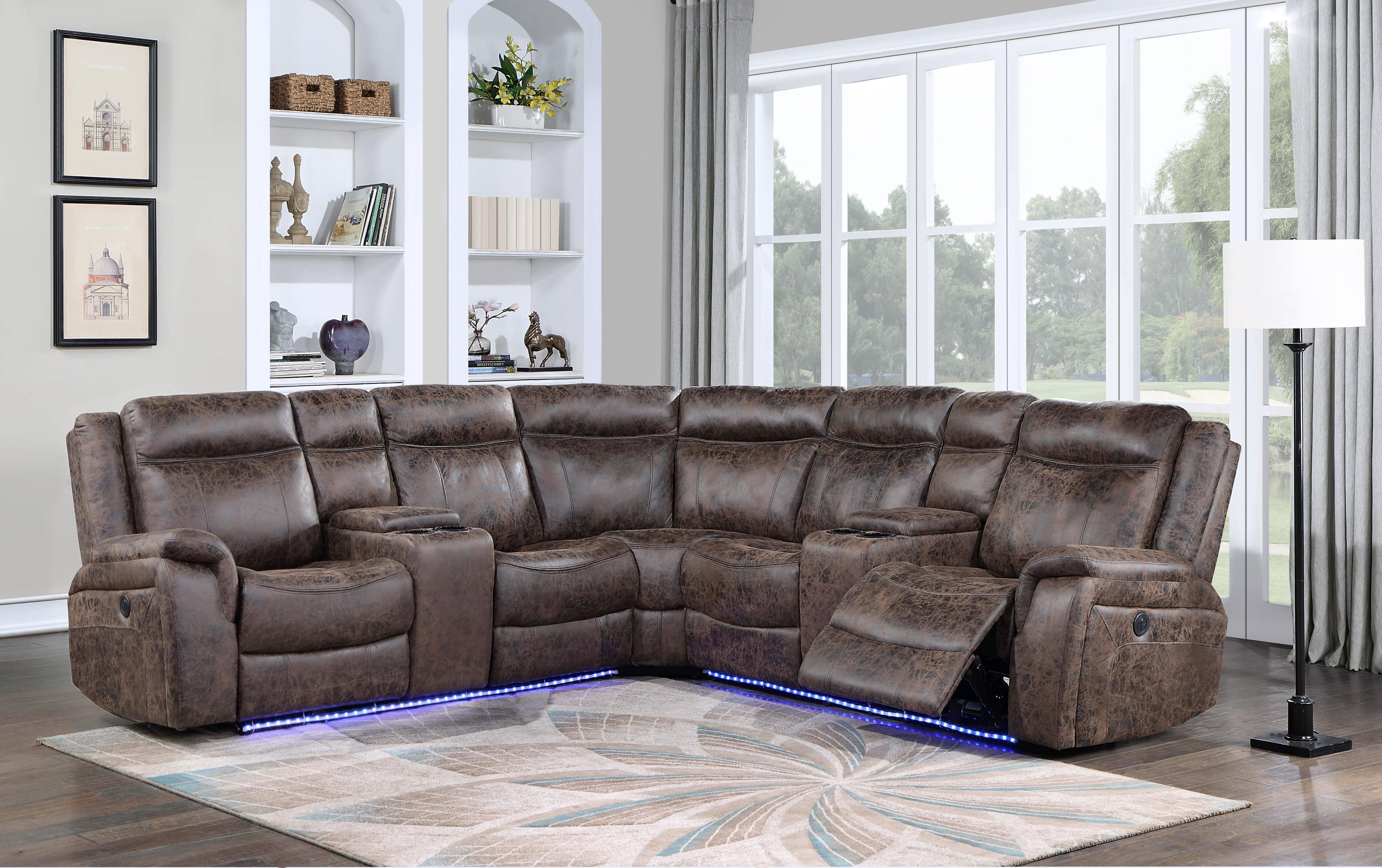 3 PIECE POWER MOTION SECTIONAL - BEL Furniture