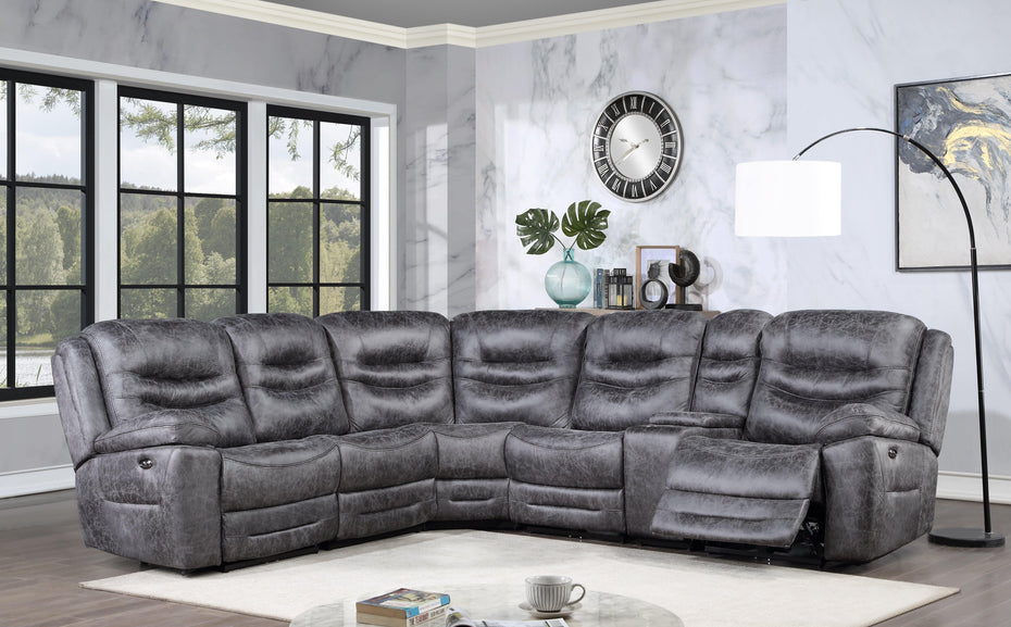 6 PIECE POWER MOTION SECTIONAL - BEL Furniture