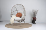 Modern Wicker Egg Chair with Cushion by Mollai Collections | Bel Furniture